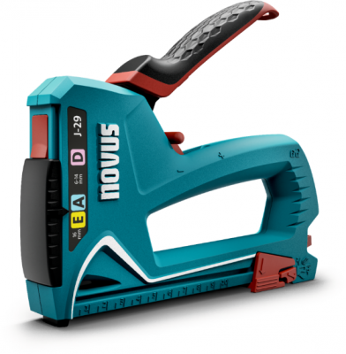 Capsator profesional tip tacker Novus J-29, capsare cu sarma plata si subtire, robust